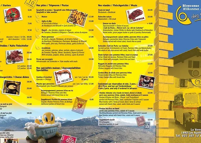 Cafe De La Poste Alojamento de Acomodação e Pequeno-almoço Agettes